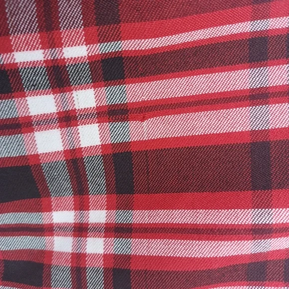 Design Lab Lord & Taylor red plaid 90’s skirt - Picture 6 of 8
